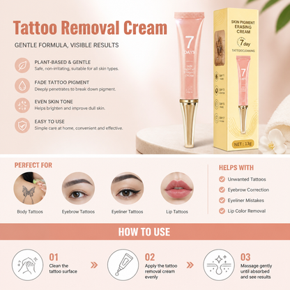 Tattoo Removal Cream – Gently Fades Tattoos & Pigments