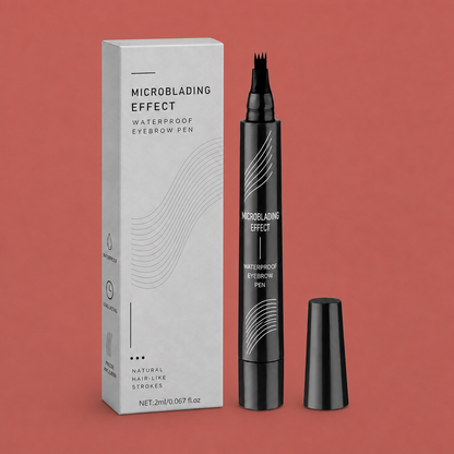 Waterproof Microblading Eyebrow Pen – Natural Hair-Like Brow Definition