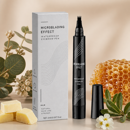 Waterproof Microblading Eyebrow Pen – Natural Hair-Like Brow Definition