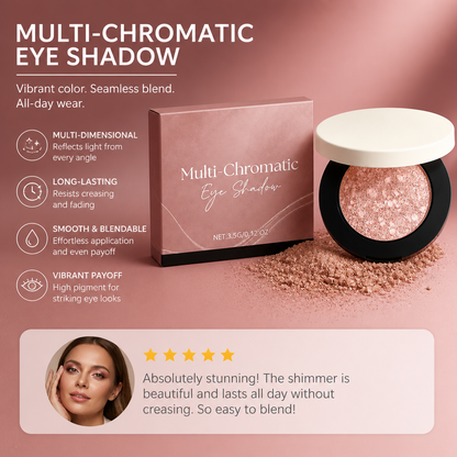 Multi-Chromatic Eyeshadow Palette – Long-Lasting Vibrant Eye Looks