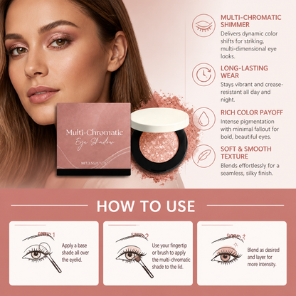 Multi-Chromatic Eyeshadow Palette – Long-Lasting Vibrant Eye Looks