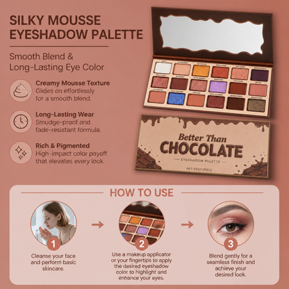 Silky Mousse Eyeshadow Palette – Smooth Blend & Long-Lasting Eye Color