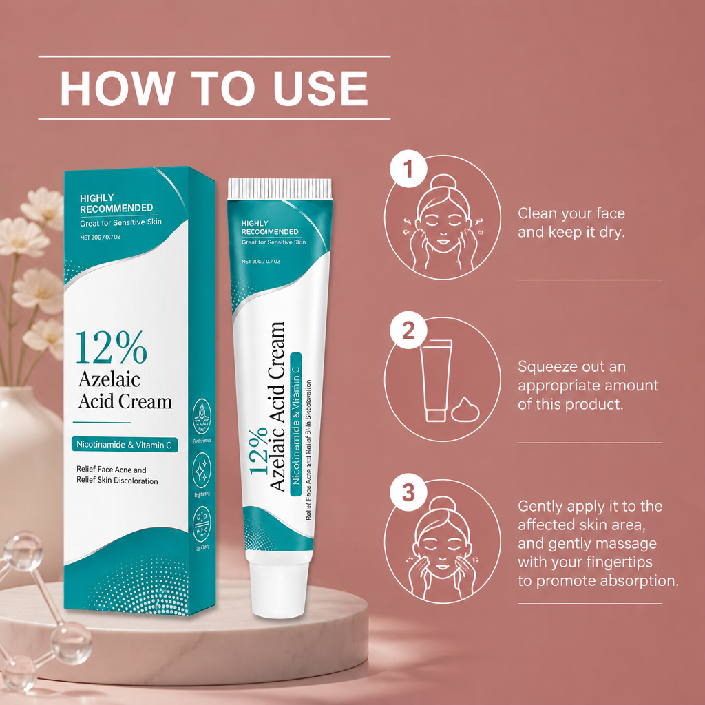 Azelaic Acid Cream – Lightweight Hydrating Formula for Smooth-Looking Skin