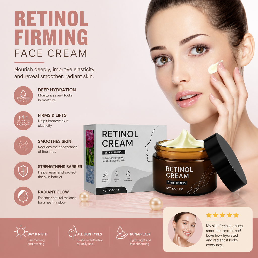 Collagen Retinol Gua Sha Cream – Firming Moisture For Smooth-Looking Skin