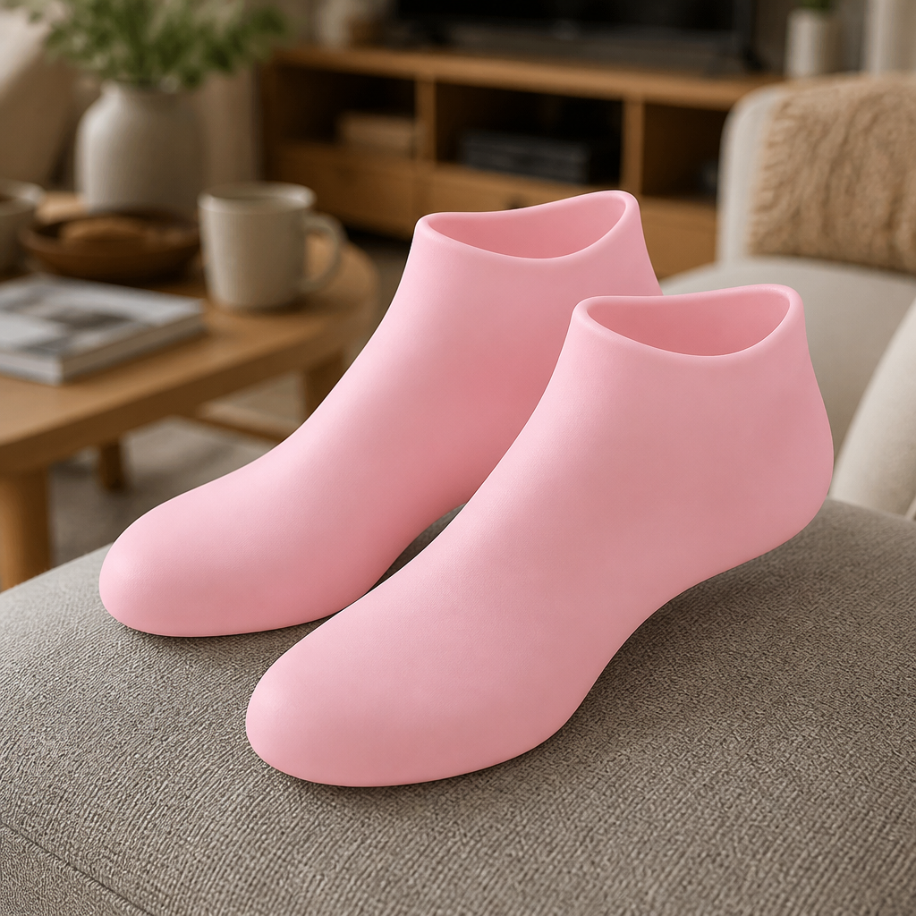 Silicone Gel Moisturizing Spa Socks for Dry & Cracked Feet