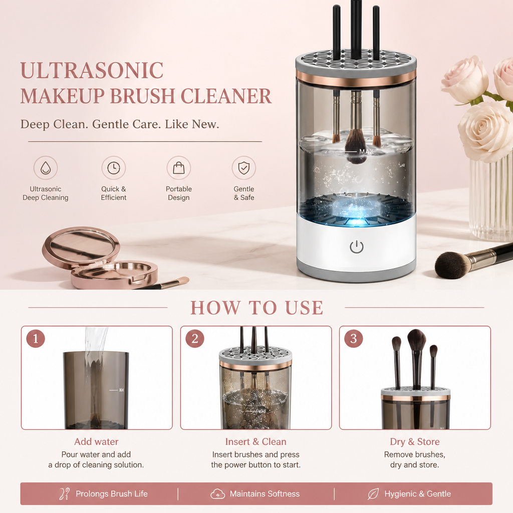 Electric Makeup Brush Cleaner