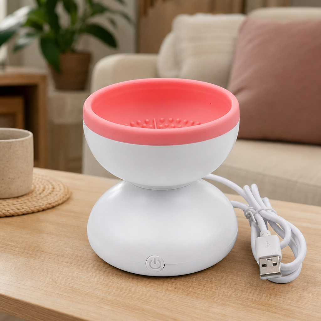 Electric Makeup Brush Cleaner – Deep Cleans & Dries in Seconds