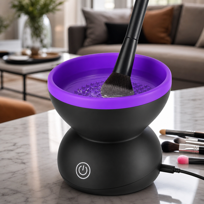 Electric Makeup Brush Cleaner – Deep Cleans & Dries in Seconds