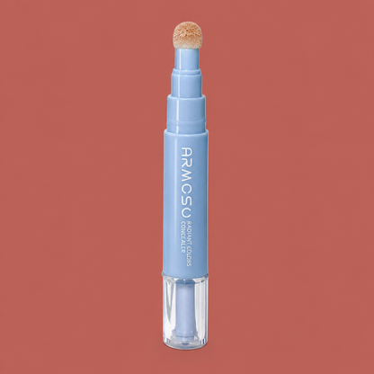 2-in-1 Hydrating Full-Coverage Concealer Pen & Stick with Blending Sponge