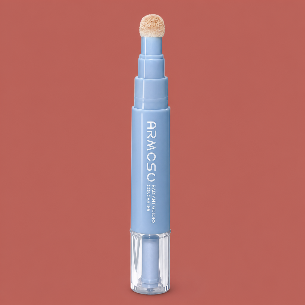2-in-1 Hydrating Full-Coverage Concealer Pen & Stick with Blending Sponge