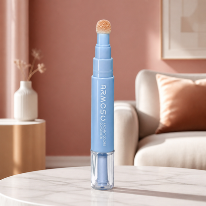 2-in-1 Hydrating Full-Coverage Concealer Pen & Stick with Blending Sponge