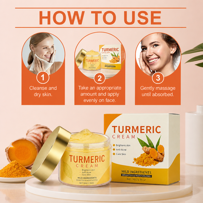 Turmeric Face Cream – Nourishing Moisture For Smooth Radiant-Looking Skin