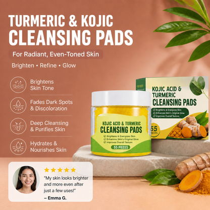Turmeric & Kojic Brightening Facial Cleansing Bar for Radiant Skin