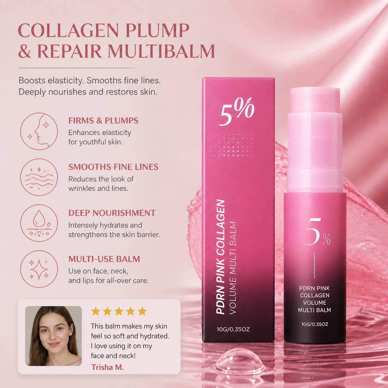 Collagen Plumb & Repair Mulitbalm - Improves fine Lines & Firms the Skin