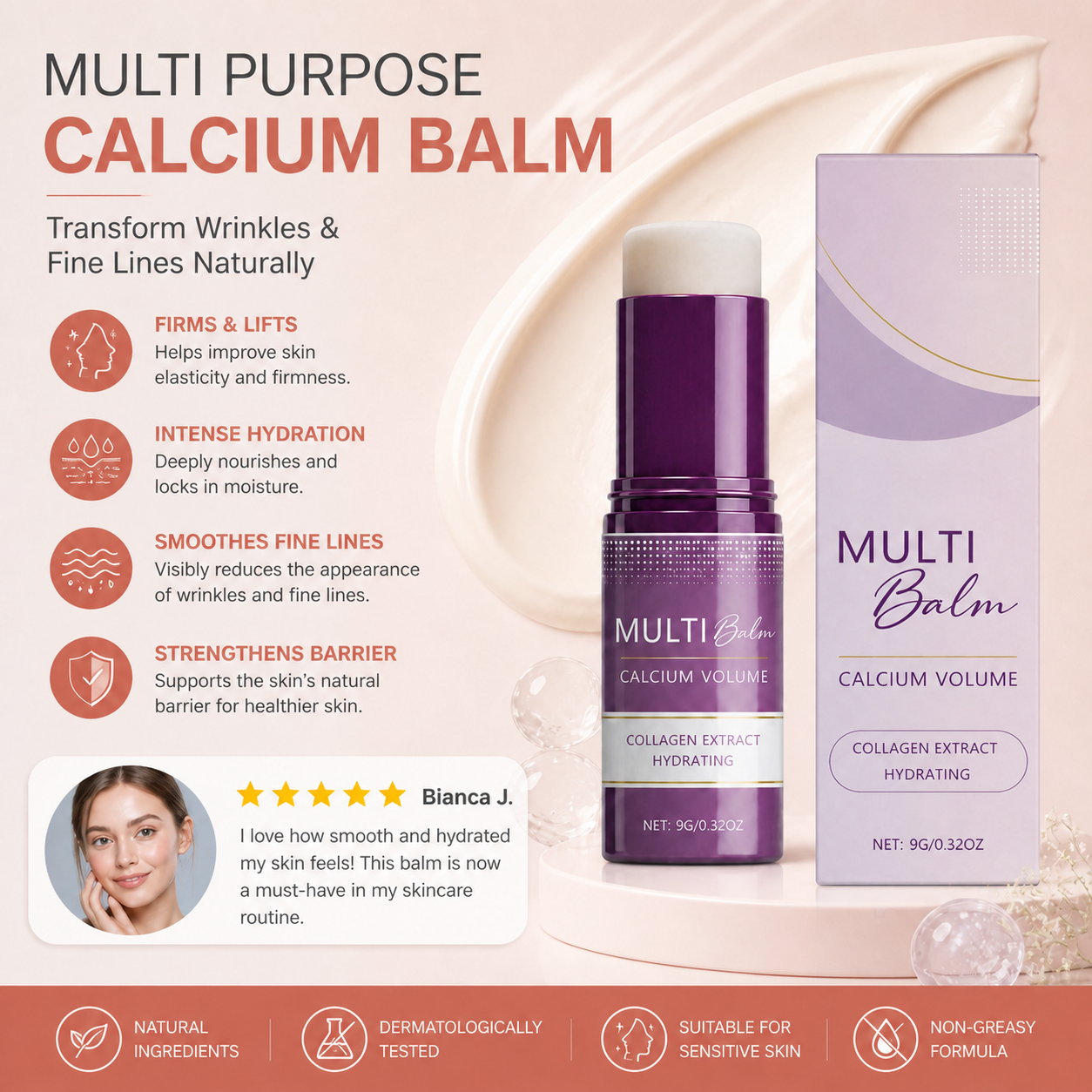 Multi Purpose Calcium Palm - Transform Wrinkles & Fine Lines Naturally