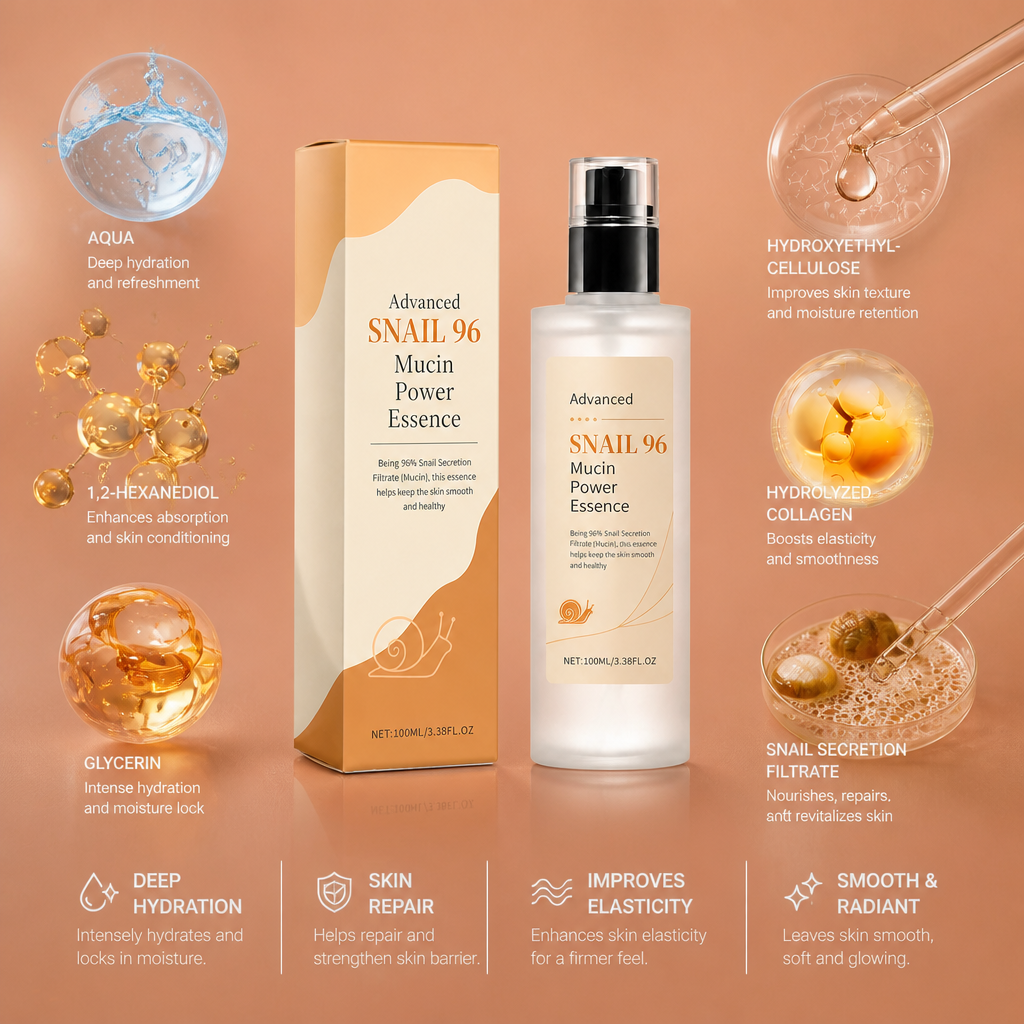 Snail Collagen Face Serum – Deep Hydration for Smooth, Radiant Skin