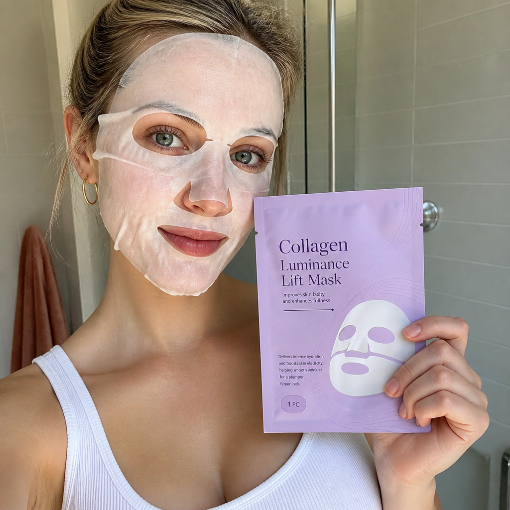 Collagen Facial Sheet Mask – Deep Hydration for Soft, Radiant Skin