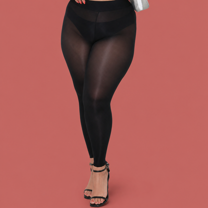 Women’s Fleece-Lined Tights with Shaping Waistband