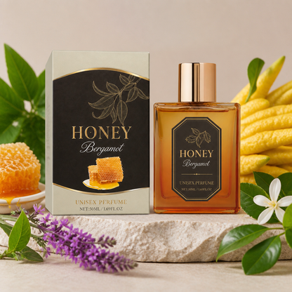 Honey Bergamot Perfume – Elegant Unisex Fragrance With Warm Notes