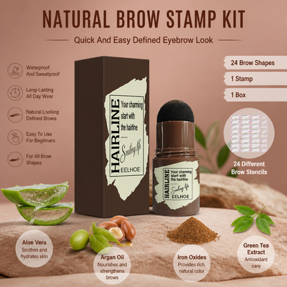 Natural Brow Stamp Kit – Quick And Easy Defined Eyebrow Look