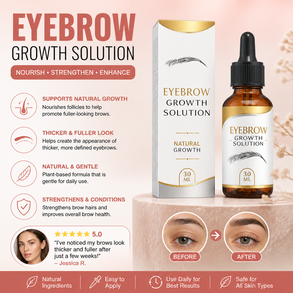Eyebrow Growth Serum for Fuller, Thicker-Looking Brows