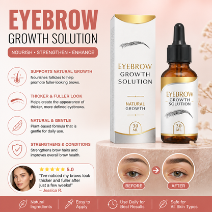 Eyebrow Growth Serum for Fuller, Thicker-Looking Brows