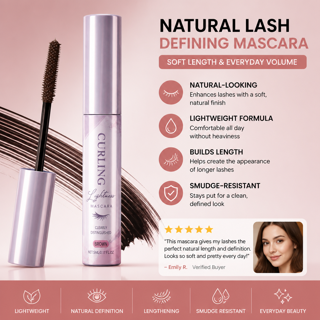Natural Lash Defining Mascara – Soft Length & Everyday Volume