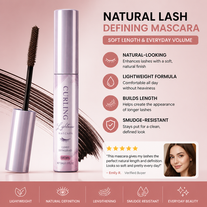 Natural Lash Defining Mascara – Soft Length & Everyday Volume