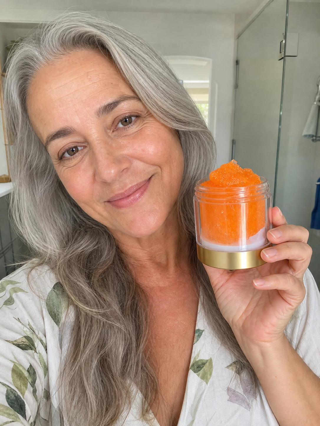 Beauty Britain customer using the featured product