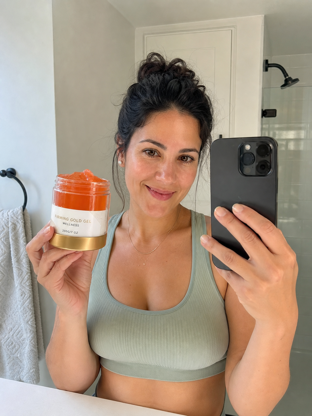 Beauty Britain customer using the featured product