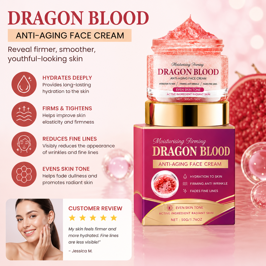 Dragon Blood Anti-Aging Face Cream – Smooths, Hydrates & Firms Skin