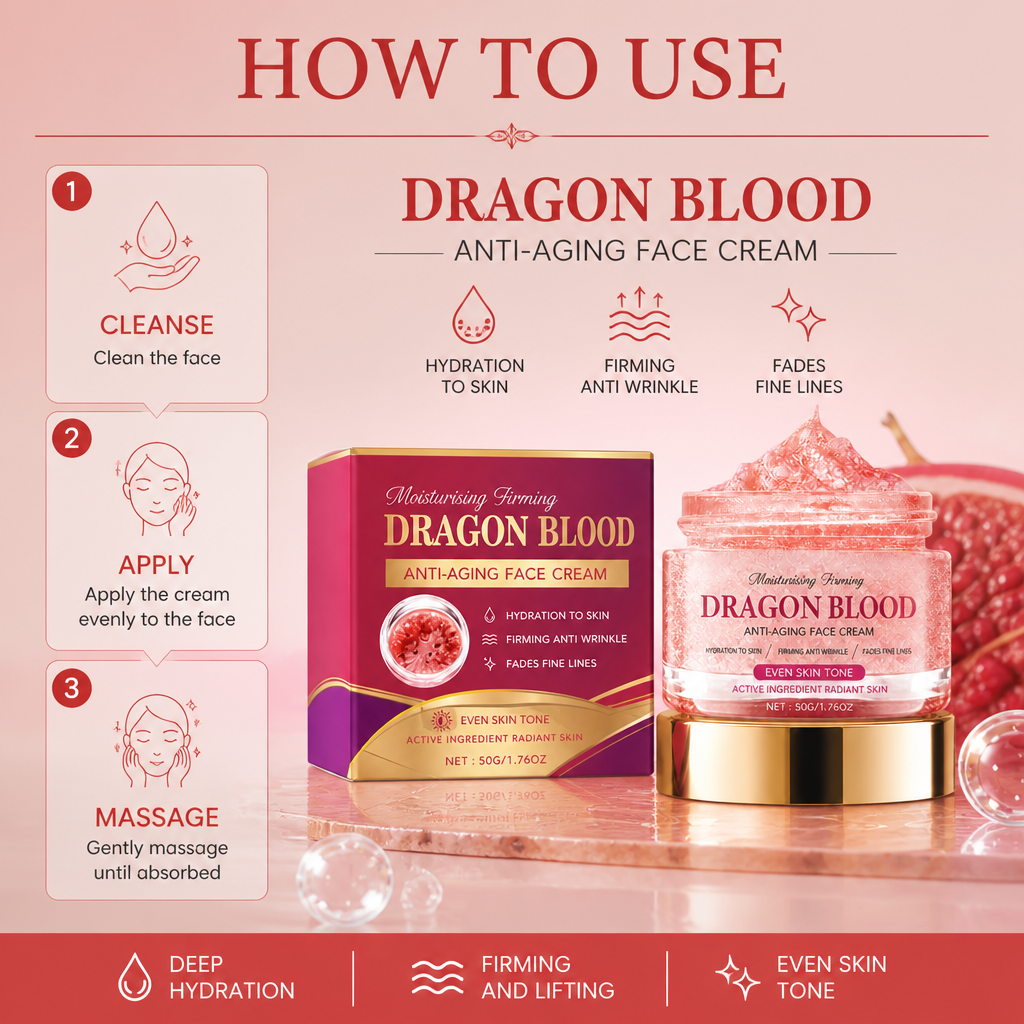 Dragon Blood Anti-Aging Face Cream – Smooths, Hydrates & Firms Skin