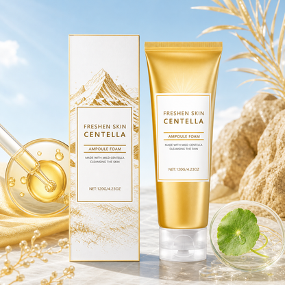 Centella & Hyaluronic Facial Cleanser – Gentle Deep Cleansing Foam
