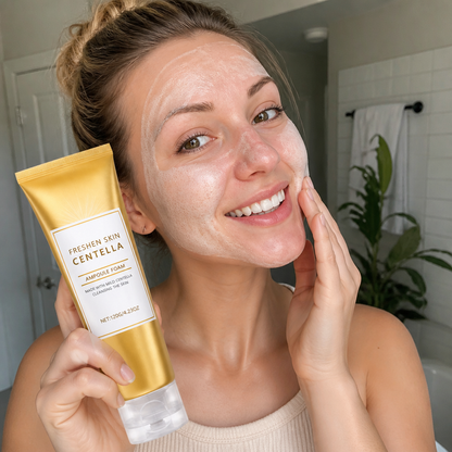 Centella & Hyaluronic Facial Cleanser – Gentle Deep Cleansing Foam
