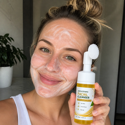Turmeric & Kojic Acid Facial Cleanser – Deep Cleansing Brightening Foam