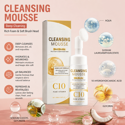 Hydrating Cleansing Mousse for Soft, Fresh & Balanced Skin