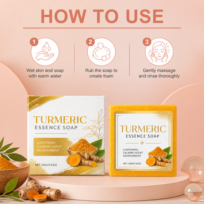 Turmeric Facial Soap for Fresh, Clean & Healthy-Looking Skin