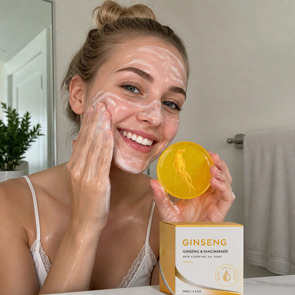 Ginseng & Niacinamide Facial Soap for Clean, Soft & Balanced Skin