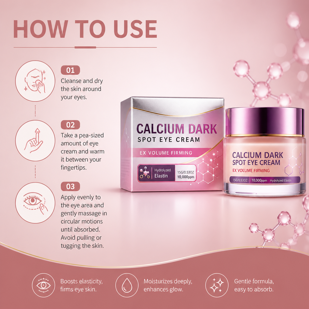 Calcium & Elastin Eye Cream for Firmer, Brighter-Looking Eyes