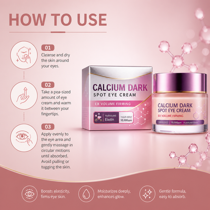 Calcium & Elastin Eye Cream for Firmer, Brighter-Looking Eyes
