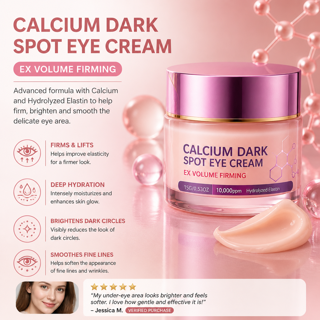 Calcium & Elastin Eye Cream for Firmer, Brighter-Looking Eyes