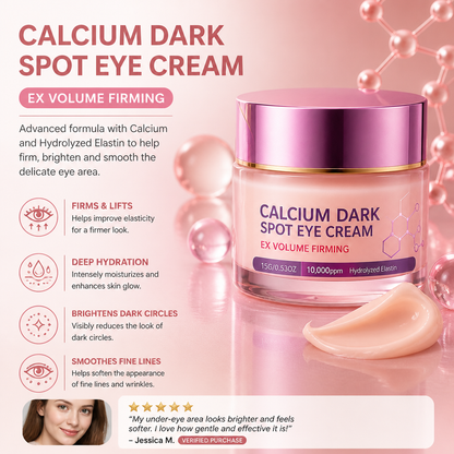 Calcium & Elastin Eye Cream for Firmer, Brighter-Looking Eyes