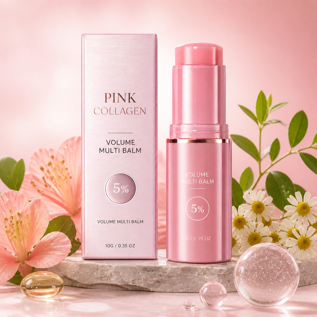 Nourishing Lip Balm with Collagen & Vitamin E for Soft, Smooth Lips