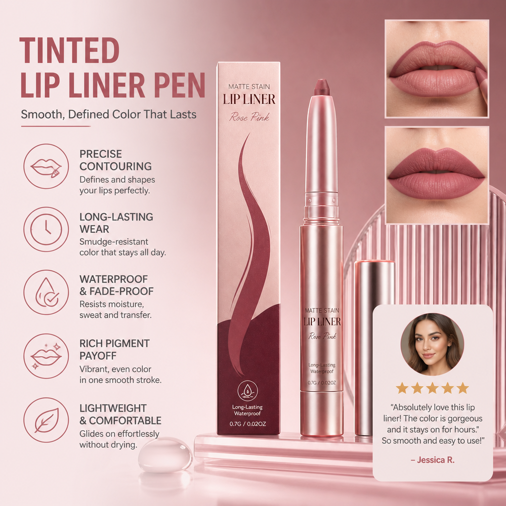 Tinted Lip Liner Pen – Smooth, Defined Color That Lasts