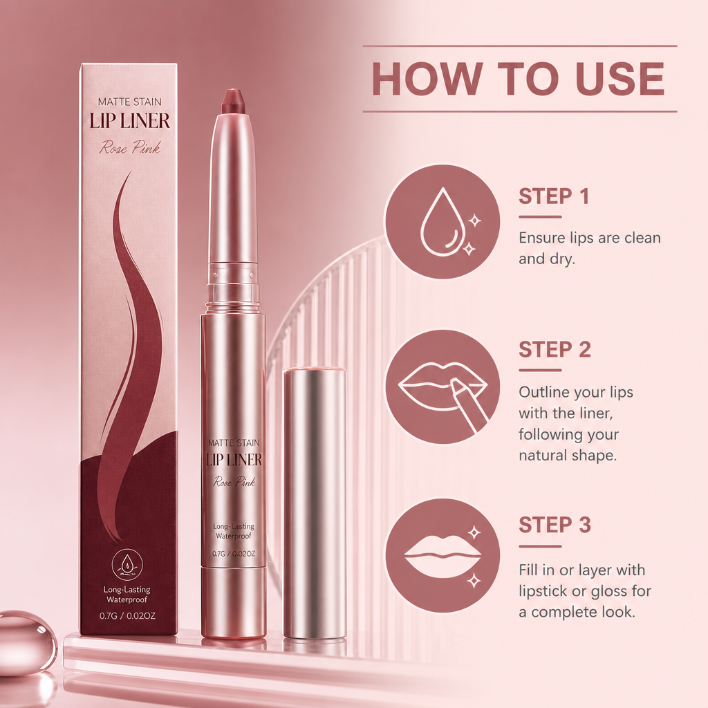 Tinted Lip Liner Pen – Smooth, Defined Color That Lasts