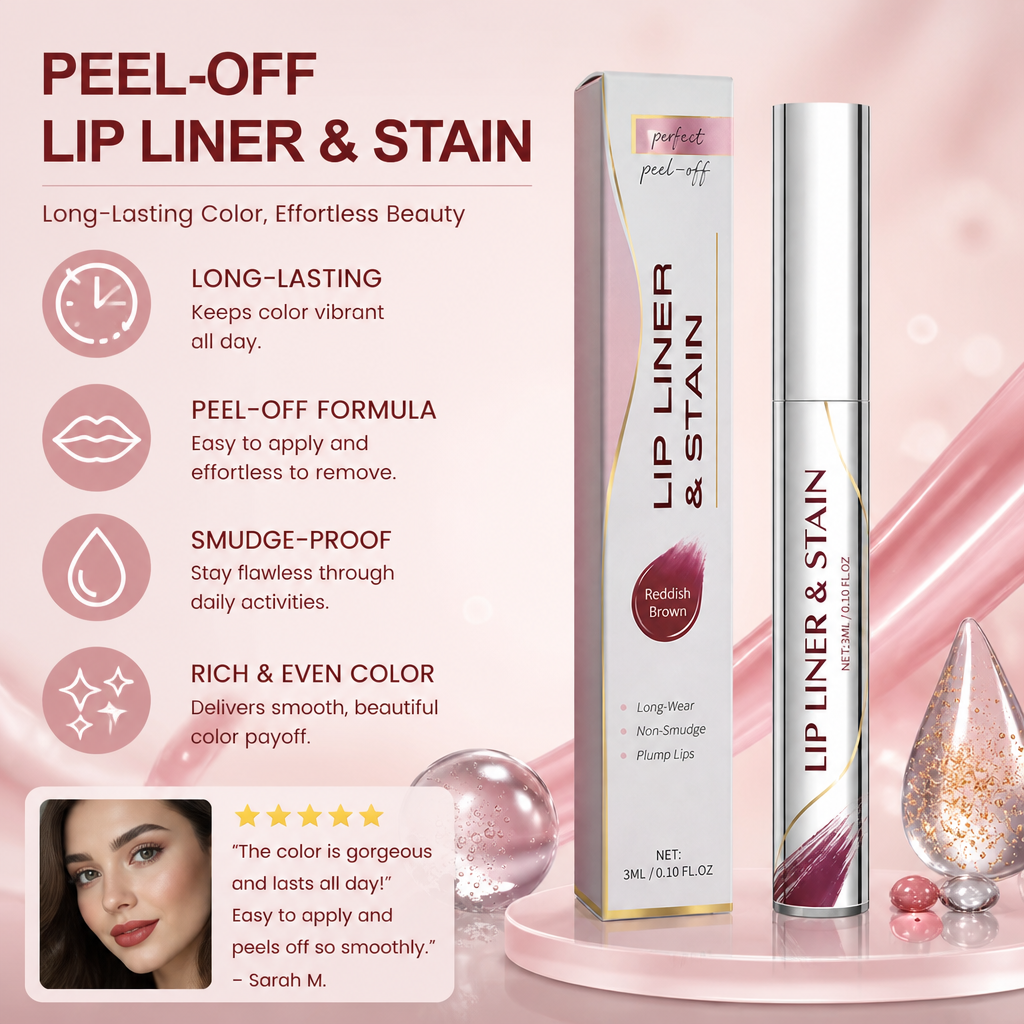 Peel-Off Lip Tint – Long-Lasting Color with Smooth, Comfortable Wear