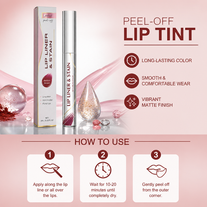 Peel-Off Lip Tint – Long-Lasting Color with Smooth, Comfortable Wear