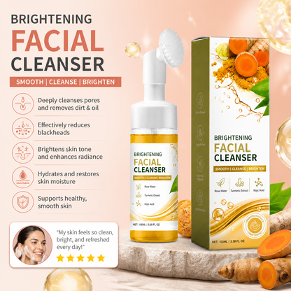 Turmeric & Kojic Acid Facial Cleanser – Deep Cleansing Brightening Foam