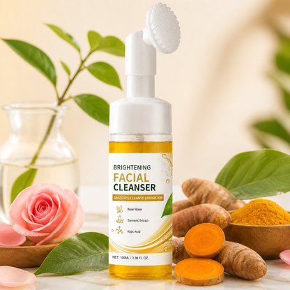 Turmeric & Kojic Acid Facial Cleanser – Deep Cleansing Brightening Foam