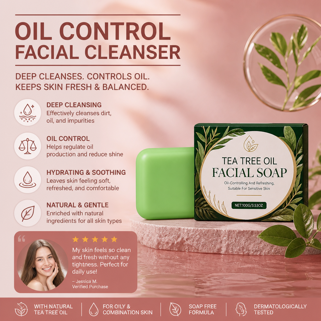 Oil Control Facial Cleanser for Fresh, Balanced & Hydrated Skin